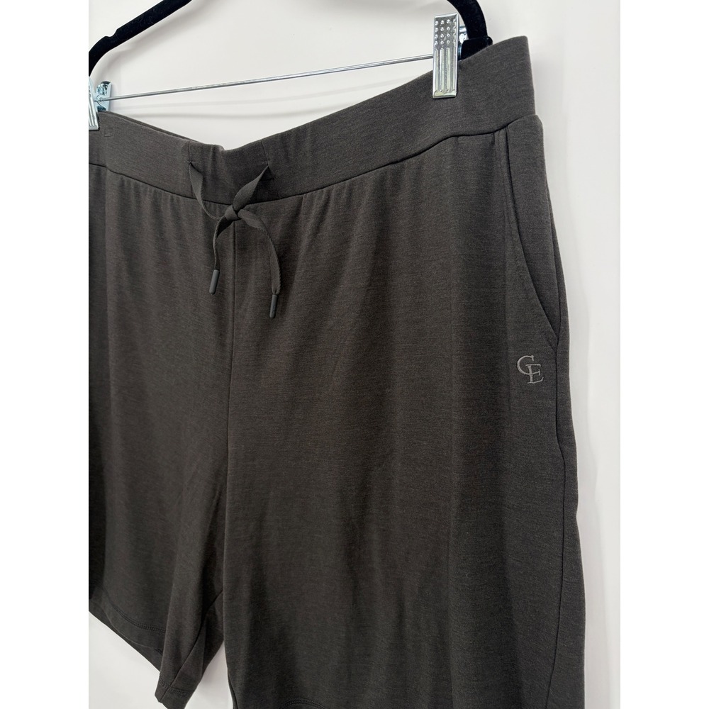 Cozy Earth Bamboo Viscose Bermuda Shorts Womens XXL Charcoal Gray 9 Inseam
